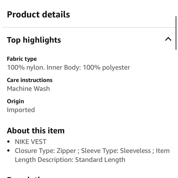 NWT Nike Women's Light Gray/Purple Vest Size XS - Picture 5 of 6